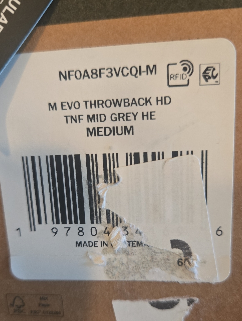 The North Face Throw Back Hoodie *NWT* Mens Medium - Picture 3 of 4